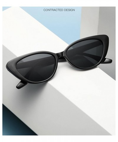 Small Frame Cat Eye Men and Women Sunglasses Outdoor Vacation Decorative Sunglasses (Color : H, Size : 1) 1 C $18.61 Designer