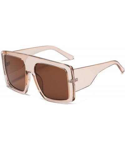 Large Frame Men and Women Street Sunglasses, Outdoor Vacation Beach Glasses (Color : F, Size : Medium) Medium E $13.83 Designer